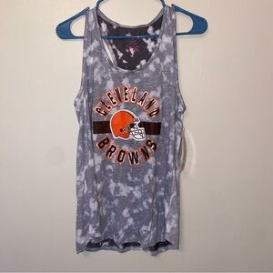 Cleveland Browns Racer back Tank Top NFL Teens Apparel Size Large 11/13 NWT
